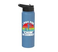 J'ai mis le carillon dans le ramoneur Stainless Steel Insulated Water Bottle