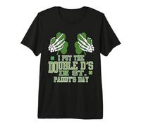J'Ai mis Le Double D pour la Saint-Patrick | Naughty Irish Girl T-Shirt Haut de Gamme