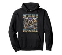 J'Ai mis Le Fun dans Dysfunctional Raccoon Squad Sweat à Capuche