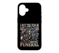 J'Ai mis Le Fun dans Funeral Grim Reaper Party Bootleg Halloween Coque pour iPhone 16