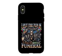 J'Ai mis Le Fun dans Funeral Grim Reaper Party Bootleg Halloween Coque pour iPhone X/XS