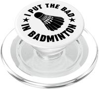 J'Ai mis Le Mauvais côté du Badminton PopSockets PopGrip pour MagSafe