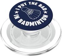 J'Ai mis Le Mauvais côté du Badminton PopSockets PopGrip pour MagSafe