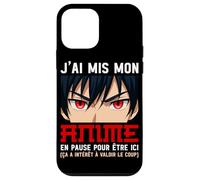 J'Ai Mis Mon Anime en Pause Manga Japonais Otaku Coque pour iPhone 12 Mini