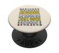 J'Ai mis Mon Professeur sur écoute 100 Jours d'école, 100e Jour, garçons et Enfants PopSockets PopGrip Adhésif