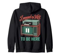 J'Ai mis Mon VHS en Pause pour être Ici Gen X Retro Sweat à Capuche