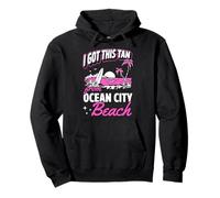 J'Ai Obtenu ce Bronzage grâce au Palmier d'Ocean City Beach dans Le Maryland Sweat à Capuche