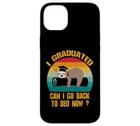 J'Ai Obtenu Mon diplôme, Puis-Je Retourner au lit Maintenant Funny Sloth Graduation ? Coque pour iPhone 14 Plus