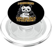 J'Ai Obtenu Mon diplôme, Puis-Je Retourner au lit ? Maintenant, Panda confus PopSockets PopGrip pour MagSafe