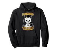 J'Ai Obtenu Mon diplôme, Puis-Je Retourner au lit ? Maintenant, Panda confus Sweat à Capuche