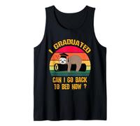 J'Ai Obtenu Mon diplôme, Puis-Je Retourner au lit Maintenant, Paresseux, C'est drôle de Graduation ? Débardeur