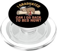 J'Ai Obtenu Mon diplôme, Puis-Je Retourner au lit Maintenant ? Sloth Funny Graduation PopSockets PopGrip pour MagSafe
