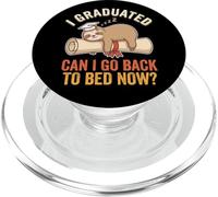 J'Ai Obtenu Mon diplôme, Puis-Je Retourner au lit Maintenant ? Sloth Graduation 2026 PopSockets PopGrip pour MagSafe