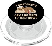 J'Ai Obtenu Mon diplôme, Puis-Je Retourner au lit Maintenant ? Sloth Graduation 2026 PopSockets PopGrip pour MagSafe