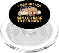 J'Ai Obtenu Mon diplôme, Puis-Je Retourner au lit Maintenant ? Sloth Graduation 2026 PopSockets PopGrip pour MagSafe