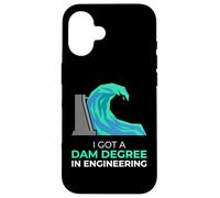 J'Ai Obtenu Un diplôme de Barrage en génie Civil Coque pour iPhone 16