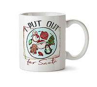 J'Ai Offert Des Biscuits De Noël Au Père Noël, Échange Coquin Et Odieux Tasse Pratiques Tasses Drôle Tasse À Café Pour Lait Petit Déjeuner Chocolat Chaud 330Ml