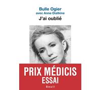 J'ai oublié - Prix Médicis Essai 2019