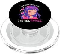 J'Ai Pas Besoin d'amis J'Ai Mes Animes Manga Otaku PopSockets PopGrip pour MagSafe