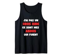 J'Ai Pas Un Gros bide, Abdos Ventre Cadeau Humour drôle Débardeur