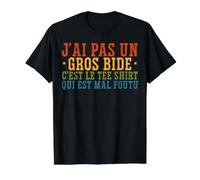 J'Ai Pas Un Gros Bide C'est Le Tee Shirt Cadeau Humoristique T-Shirt Graphique avec Valeur