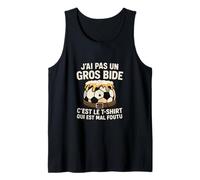 J'Ai Pas Un Gros Bide C'est Le Tee Shirt Foot Apéro Humour Débardeur