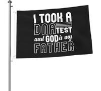 J'ai passé des tests et Dieu est mon père Drapeau 2x3 FT Bright Flags