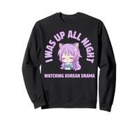J'Ai passé la Nuit à Regarder Le Drame coréen Cute Sweatshirt