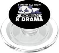 J'Ai passé la Nuit à Regarder Le Drame coréen K-Pop K-Drama PopSockets PopGrip pour MagSafe