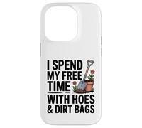 J'Ai passé Mon Temps Libre avec Un Ventilateur de Jardin avec Tuyau et Sacs à saleté Coque pour iPhone 14 Pro