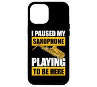 J'Ai Paused My Saxophone Playing Saxophone Joueur de Saxophone Coque pour iPhone 12 Pro Max