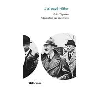 J'ai payé Hitler