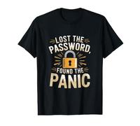 J'Ai Perdu Le Mot de Passe Funny Computer Cybersecurity T-Shirt Graphique avec Valeur