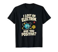 J'Ai Perdu Un Professeur de Physique Amusant sur Les électrons T-Shirt Graphique avec Valeur, Homme, Noir, M
