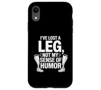 J'Ai Perdu Une Jambe, Pas Mon Sens de l'humour Bold Coque pour iPhone XR