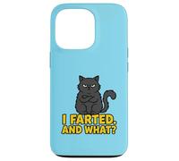 J'Ai pété et Quelle drôle d'attitude impertinente de Chat Noir Coque pour iPhone 13 Pro