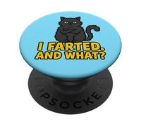 J'Ai pété et Quelle drôle d'attitude impertinente de Chat Noir PopSockets PopGrip Adhésif