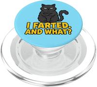 J'Ai pété et Quelle drôle d'attitude impertinente de Chat Noir PopSockets PopGrip pour MagSafe