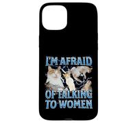 J'ai peur de parler aux femmes Funny Cat Meme Bootleg Coque pour iPhone 15 Plus
