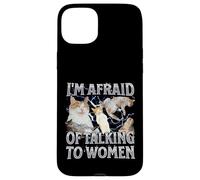 J'ai peur de parler aux femmes Funny Cat Meme Bootleg Coque pour iPhone 15 Plus