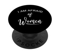 J'Ai Peur des Femmes drôles PopSockets PopGrip Adhésif