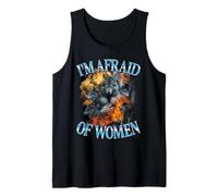 J'Ai Peur des Femmes | Funny Bootleg Sigma Wolf Débardeur