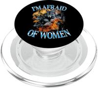 J'Ai Peur des Femmes | Funny Bootleg Sigma Wolf PopSockets PopGrip pour MagSafe