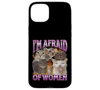 J'ai peur des femmes Funny Cat Meme Bootleg Graphic Coque pour iPhone 15 Plus
