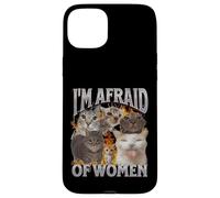 J'ai peur des femmes Funny Cat Meme Bootleg Graphic Coque pour iPhone 15 Plus