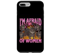 J'ai peur des femmes Funny Cat Meme Bootleg Graphic Coque pour iPhone 7 Plus/8 Plus