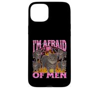 J'ai peur des hommes Funny Oia Oia Cat Meme Bootleg Graphic Coque pour iPhone 15 Plus