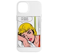 J'Ai Peur D'être Réveillé Retro Comic Funny Quote Coque pour iPhone 14 Plus