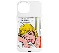 J'Ai Peur D'être Réveillé Retro Comic Funny Quote Coque pour iPhone 15 Plus