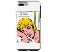 J'Ai Peur D'être Réveillé Retro Comic Funny Quote Coque pour iPhone 7 Plus/8 Plus